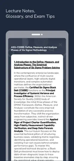 ASQ Six Sigma Prep: With AI iPhone Screenshot 5
