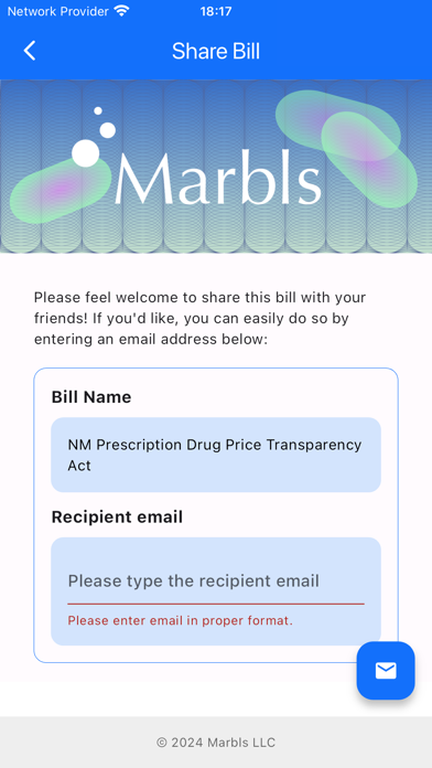 State Price Transparency App Screenshot