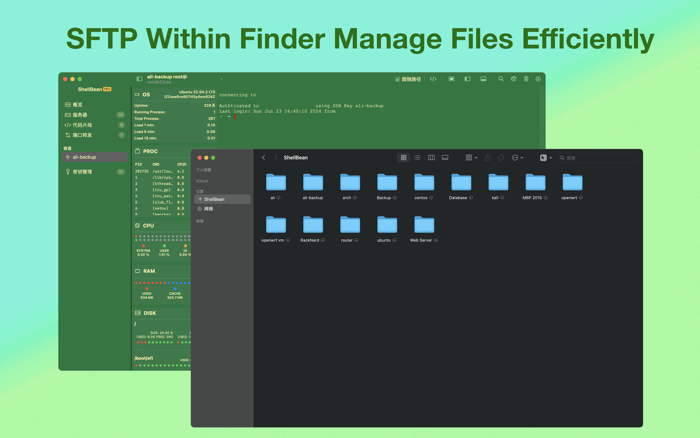 ShellBean - SSH  SFTP Client