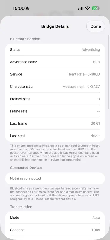 HeartRate Broadcaster screenshot 2 of 7