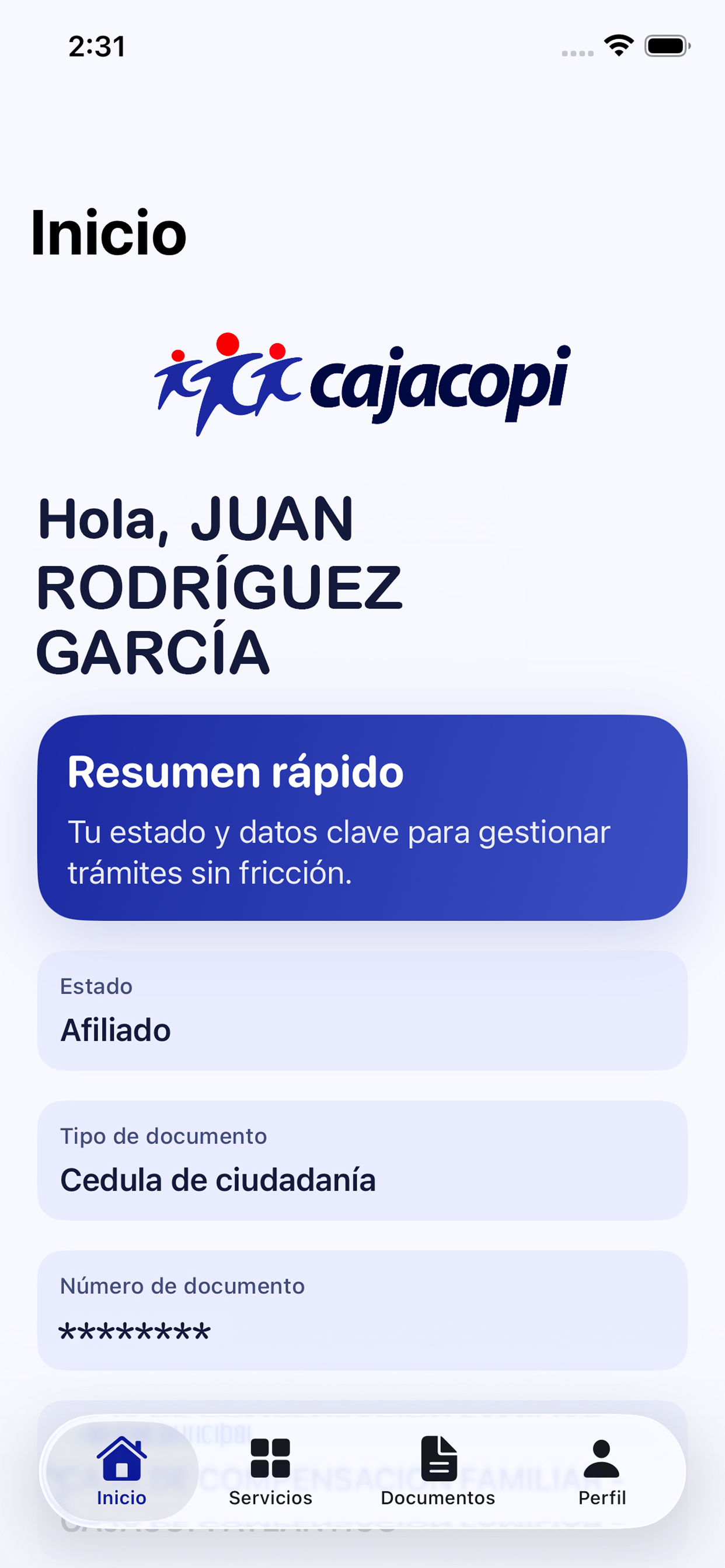 Cajacopi screenshot 2