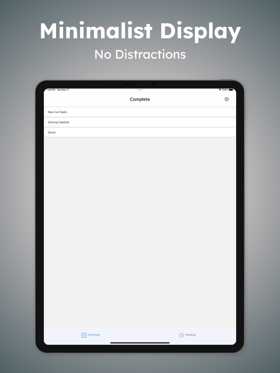 iPad screenshot