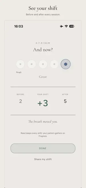Reed: Breathwork & Pranayama screenshot 1