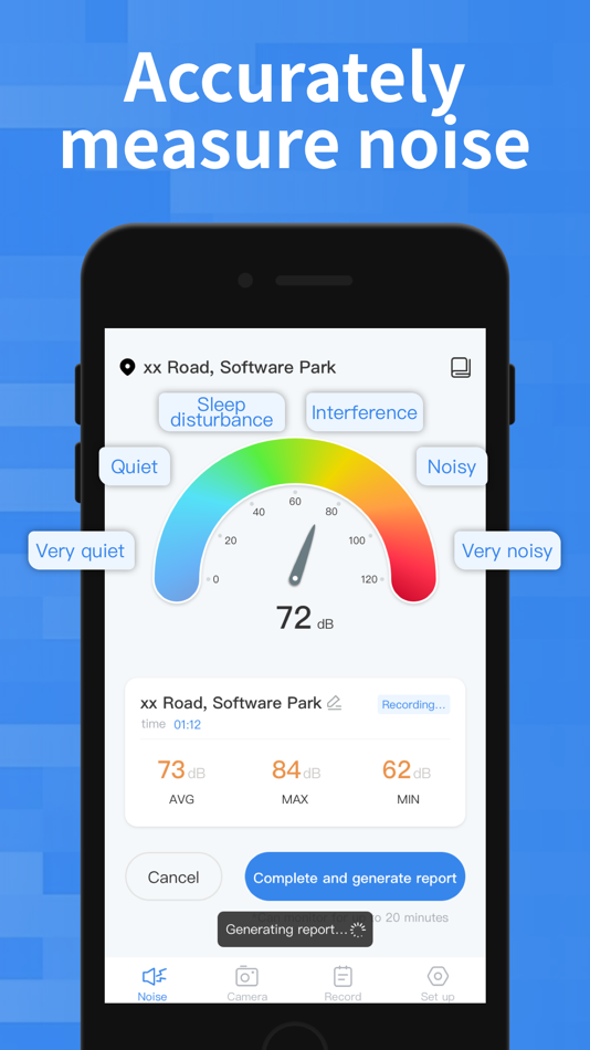 #1. Sound noise decibel meter (iOS) 由: AppBoon