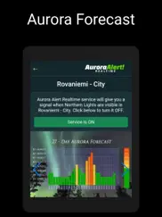 aurora alert realtime ipad capturas de pantalla 2