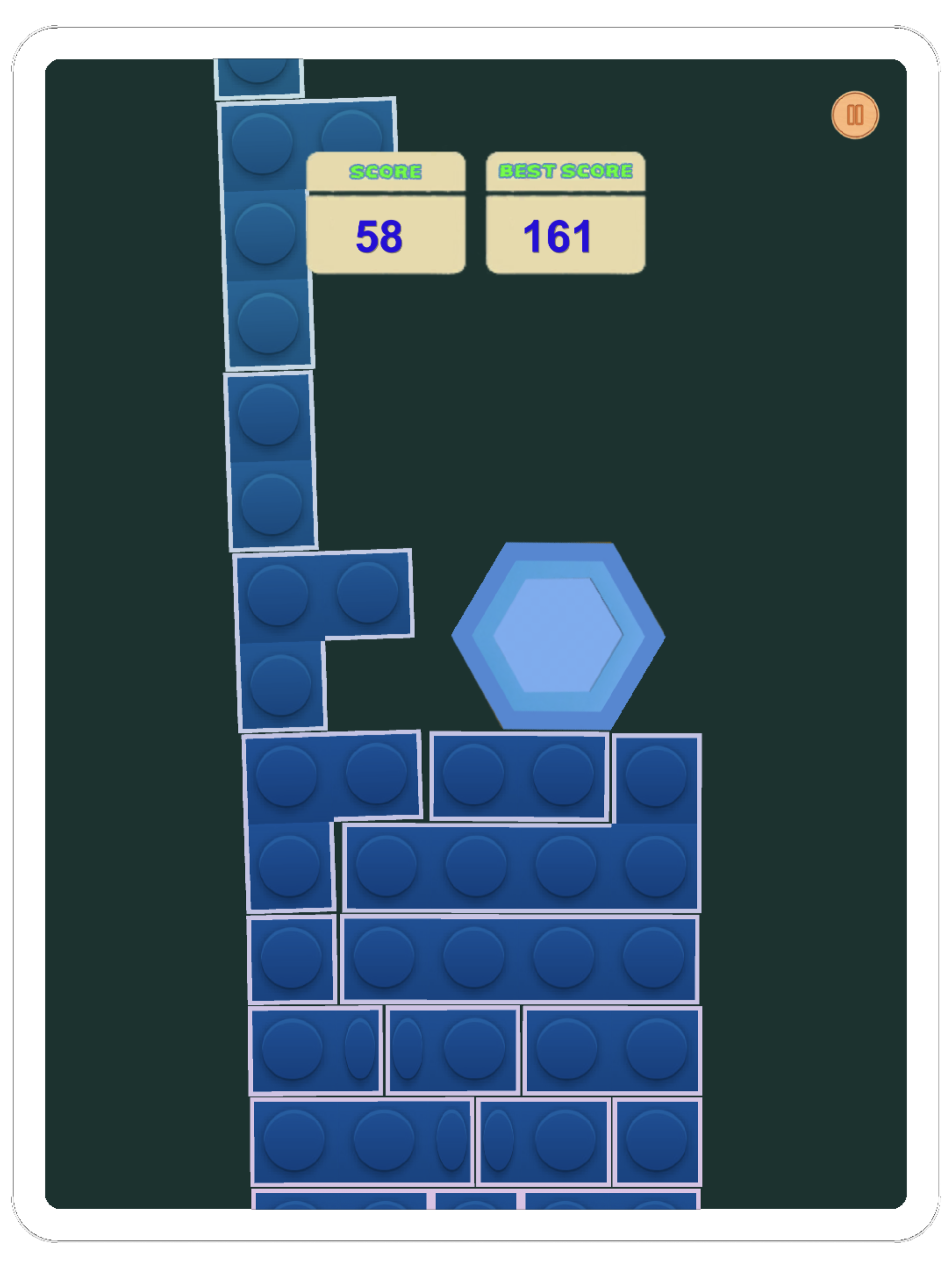 Tower of Hexagons