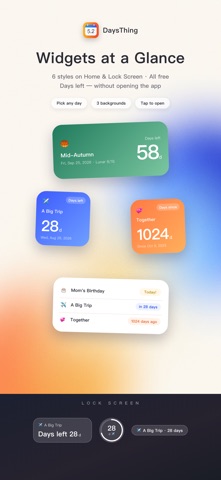 DaysThing - Countdown & Days Screenshot 5 of 6