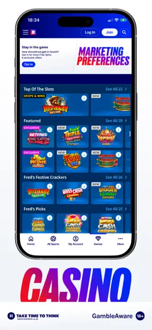 Betfred Sports, Casino & Games iPhone screenshot 6