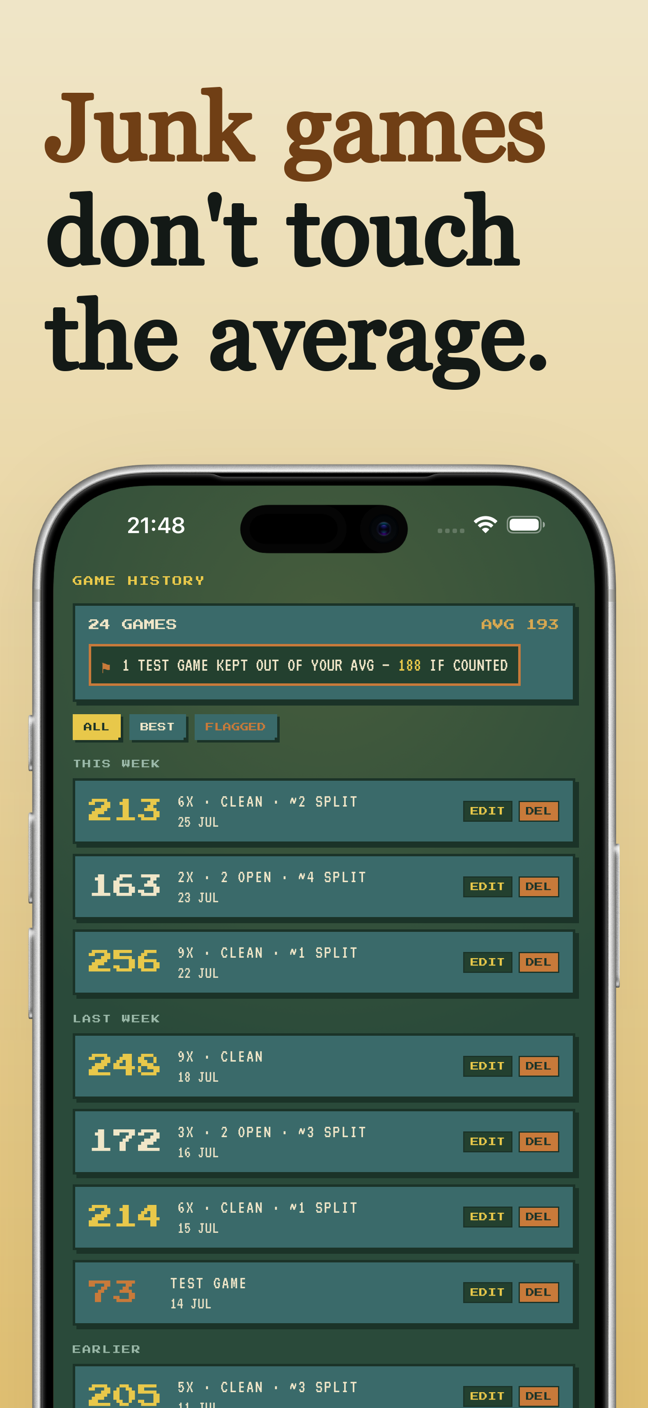 Pinline: Bowling Score Keeper screenshot 3