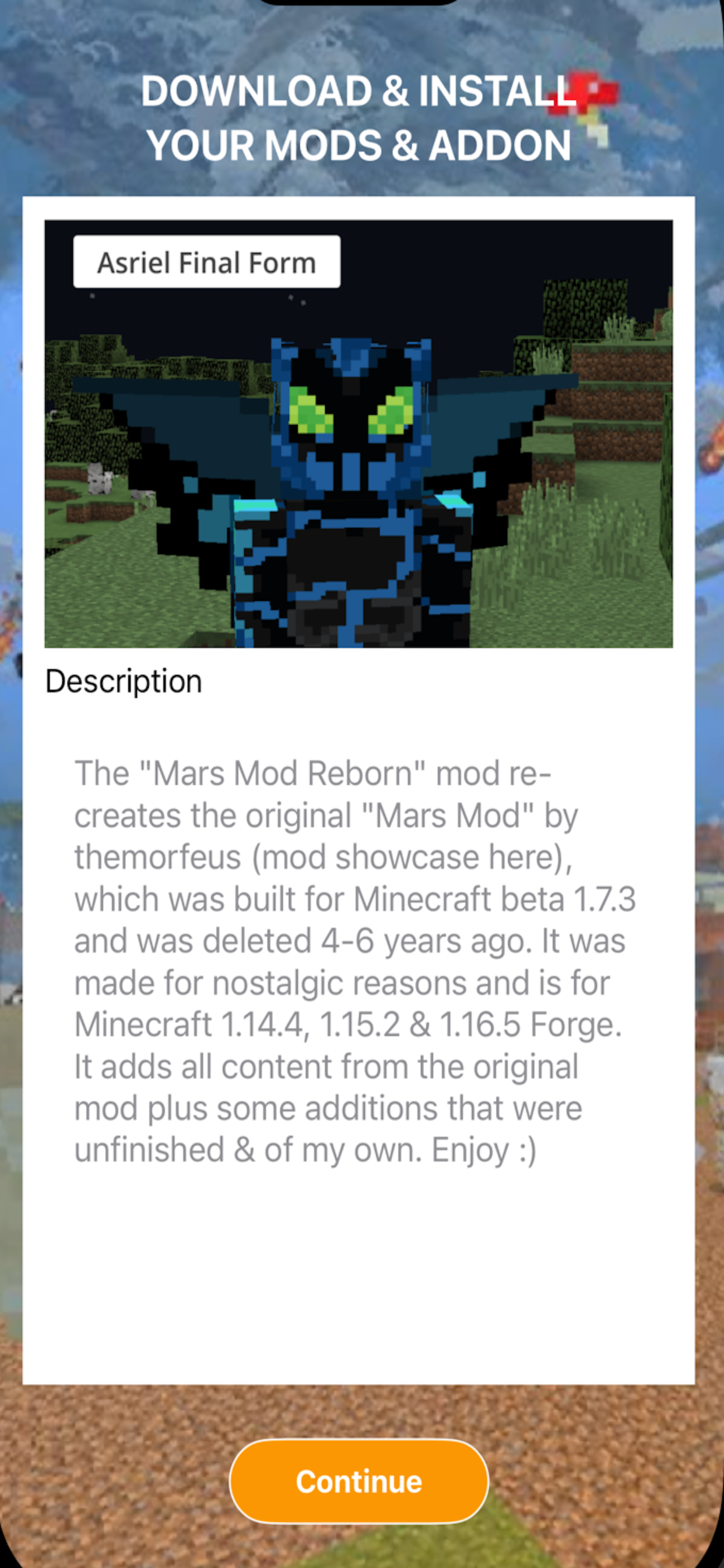 Addons crafting for Minecraft