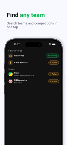 KickFlow: Live Soccer Scores screenshot