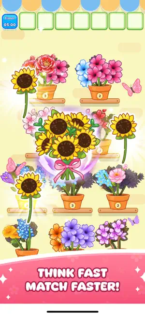 Flower Merge Jam screenshot 3