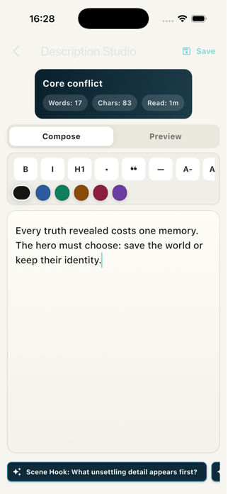 Zen Plot: Idea & Character Map Screenshot 5 of 6