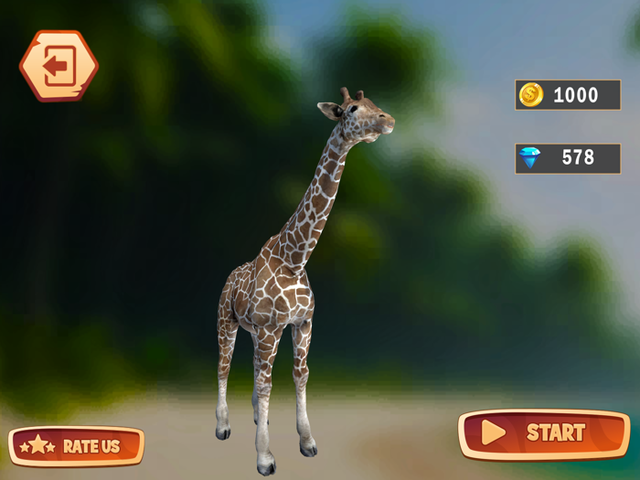 Giraffe Simulator Safari Game