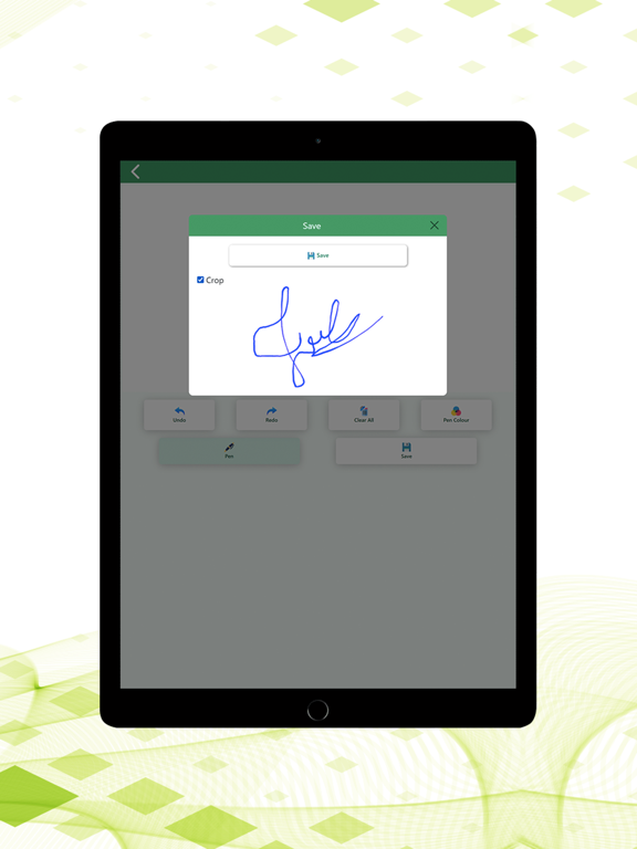 Signature generator & maker iPad screenshot