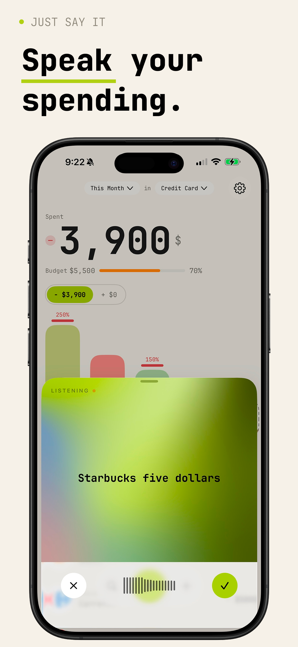 AI Expense Tracker: Spent