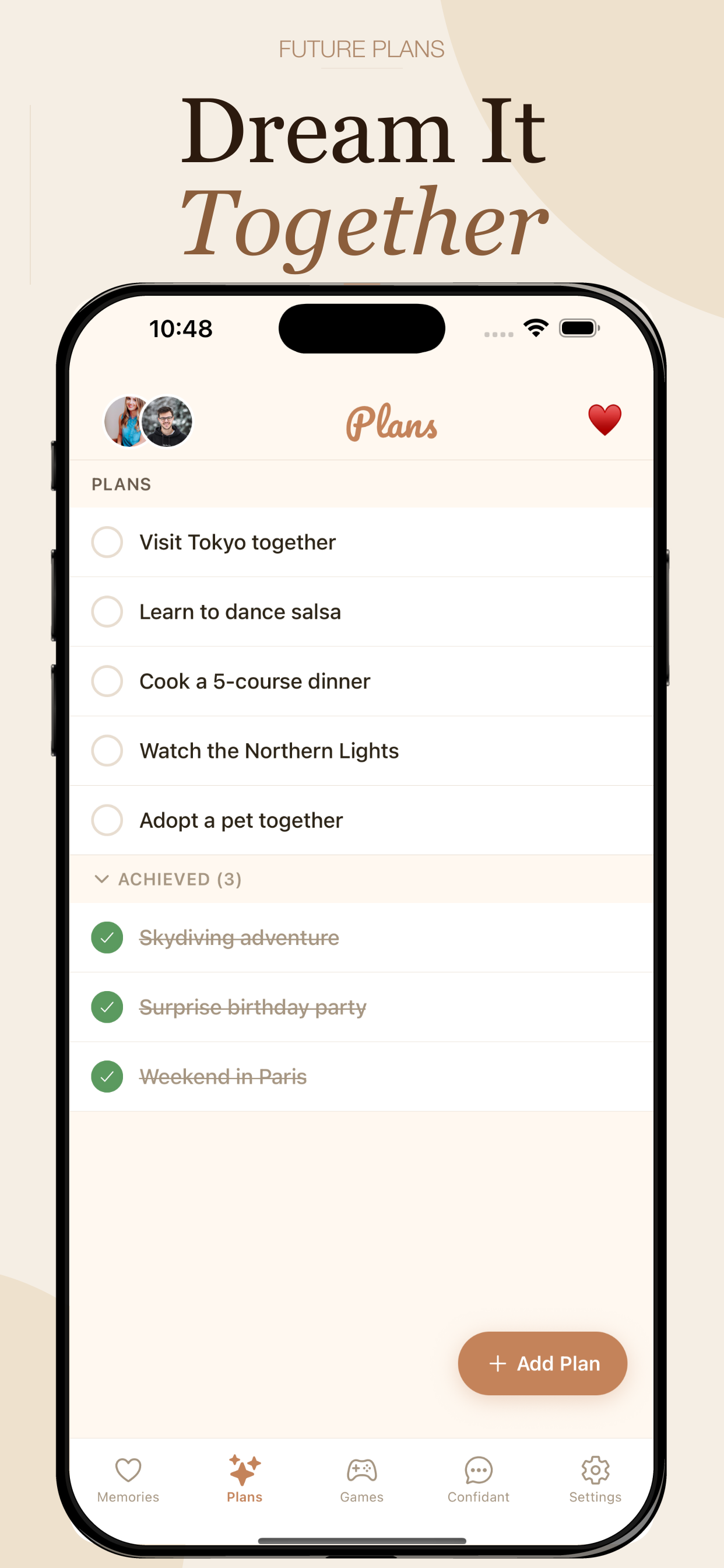 Twory: Couple Games & Journal