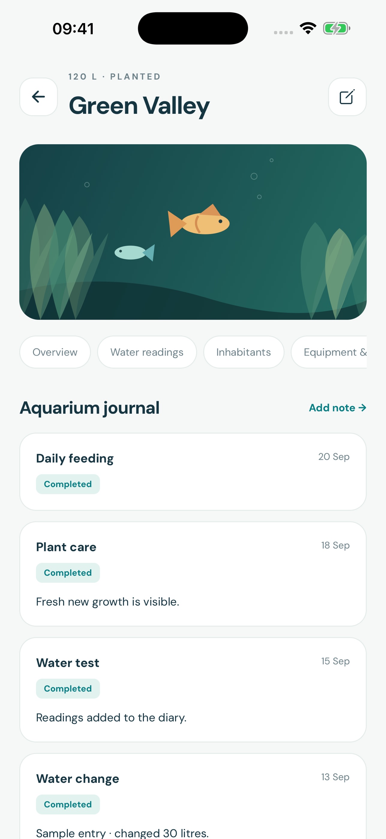 Screenshot 8 of Aquarium Diary: Fish Tracker