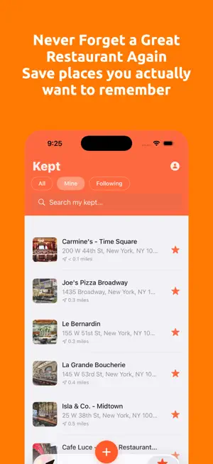 Keepza -Save Great Restaurants screenshot 1