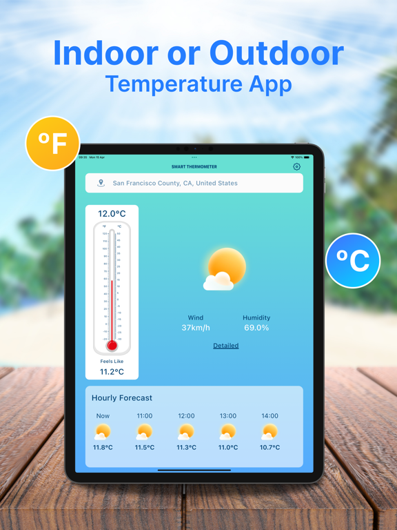 Smart Temperature Thermometer+のおすすめ画像1
