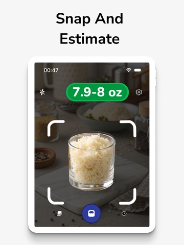 Scale For Grams - AI Estimate iPad screenshot