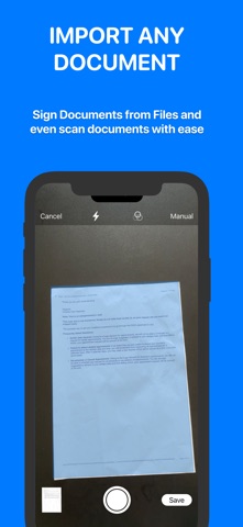 Sign Now: Scan & Sign PDF iPhone screenshot