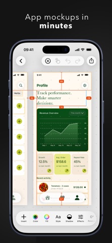 MockApp Wireframe UI Mockup iPhone screenshot 1