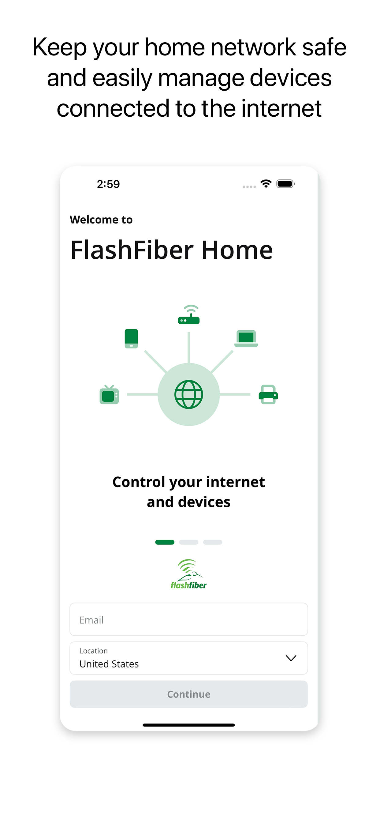 FlashFiber Home