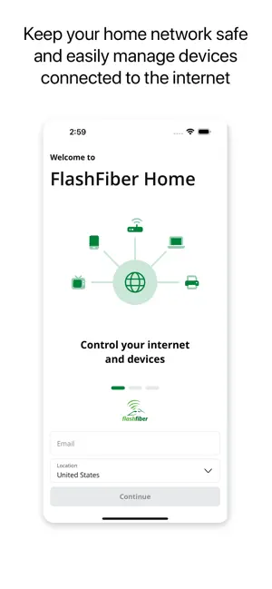 FlashFiber Home screenshot 1