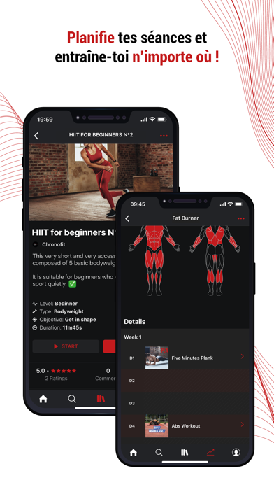 Screenshot #3 pour Chronofit – Workout Fitness