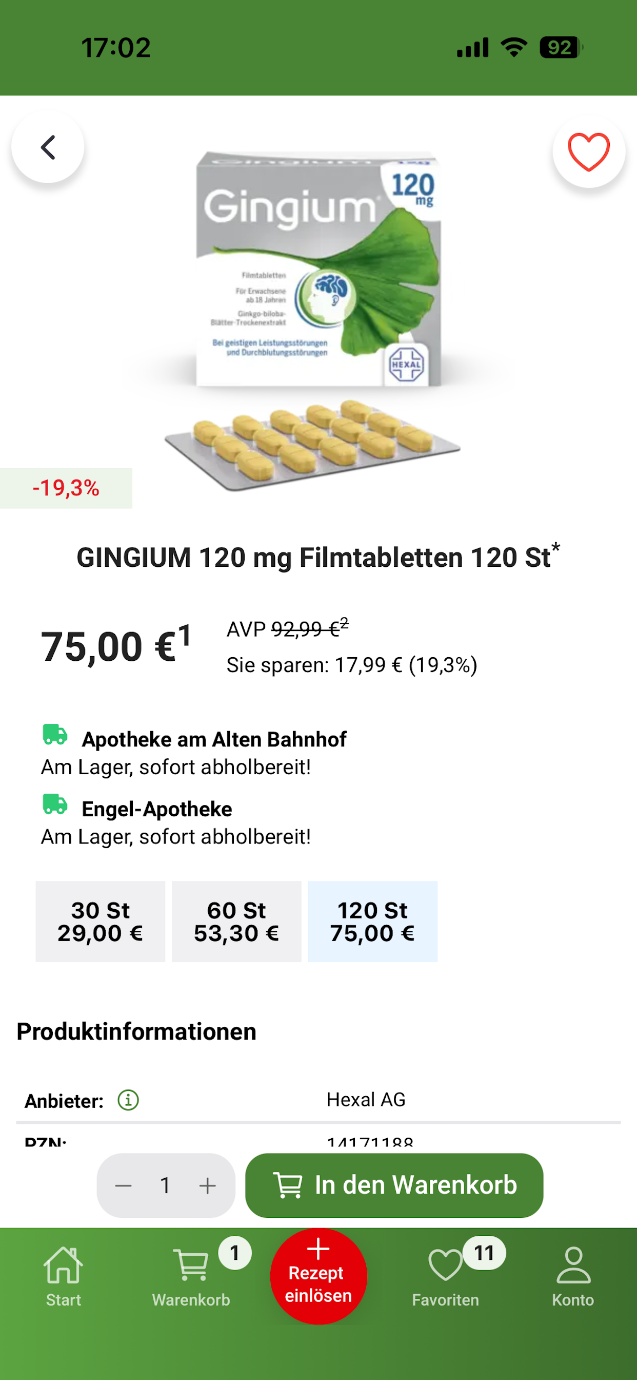 Engel&Bahnhof Apotheke VELEN