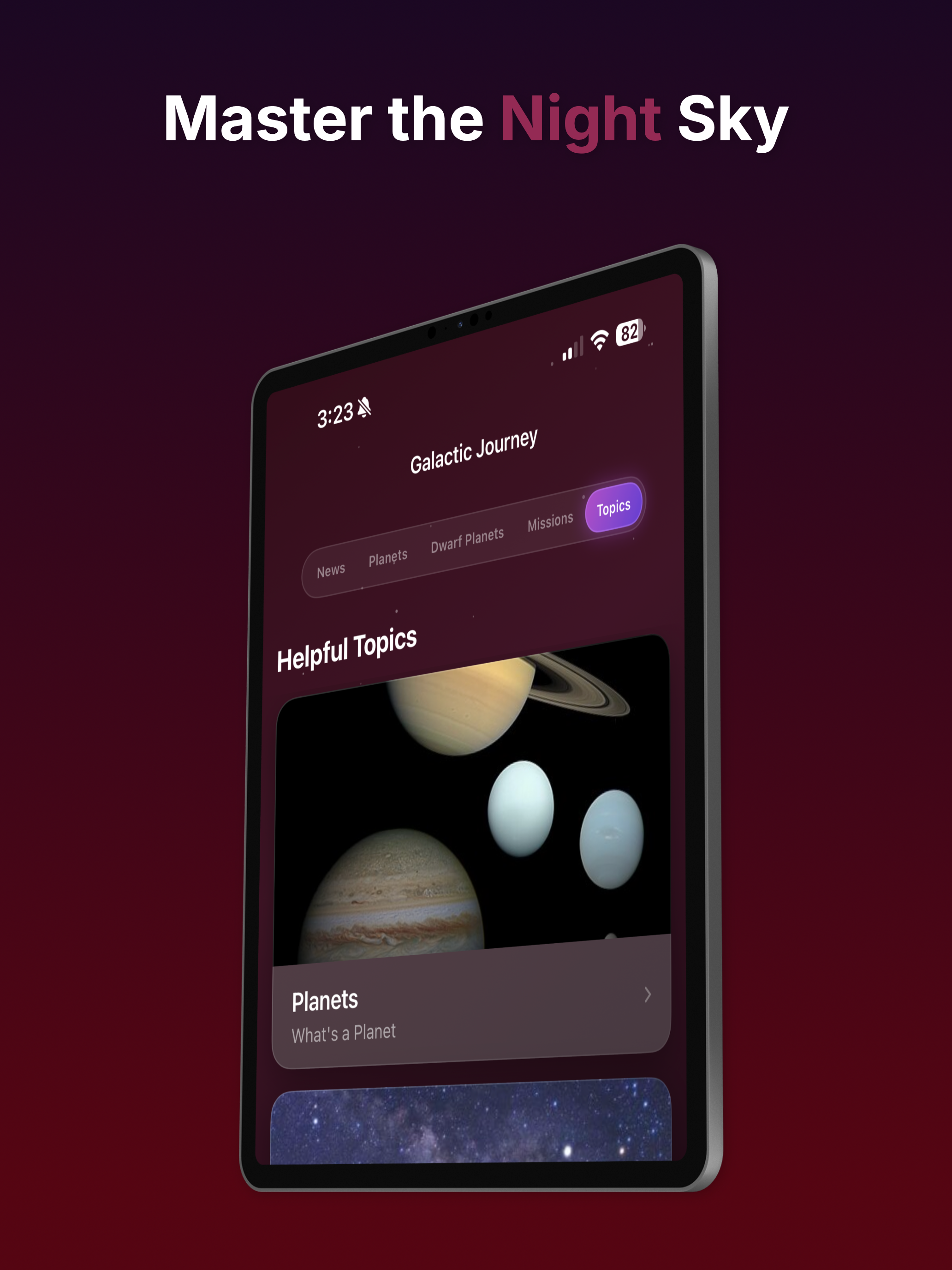 Galactic Journey: Space
