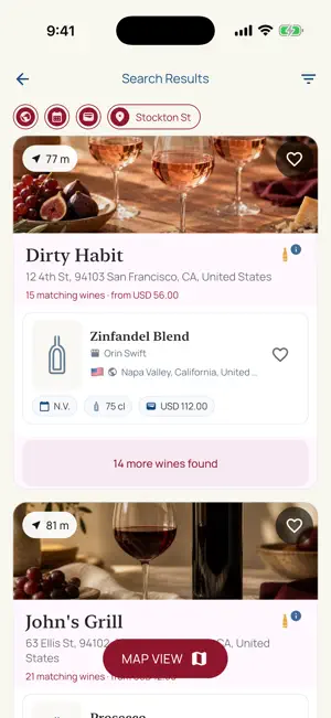 HiddenWines screenshot 2