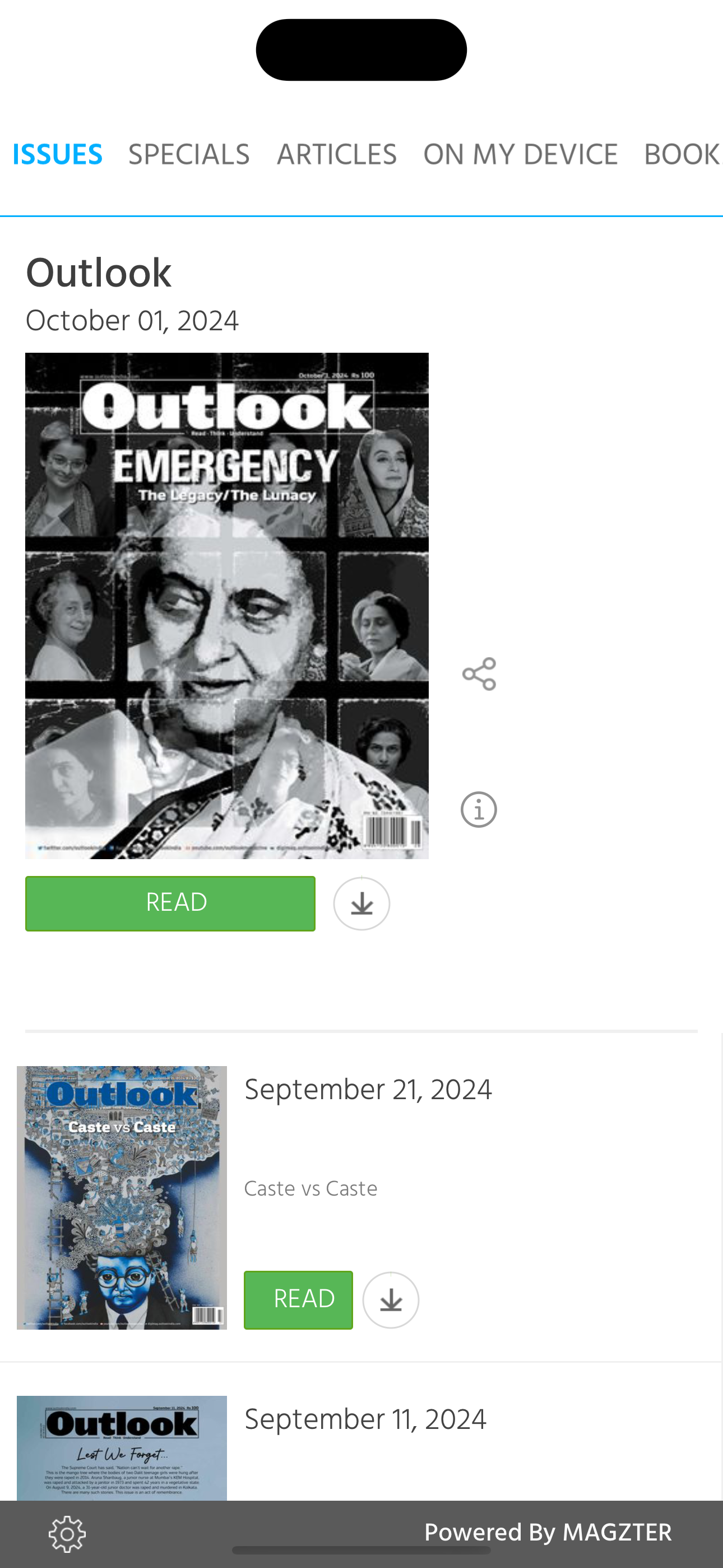 Outlook screenshot 1