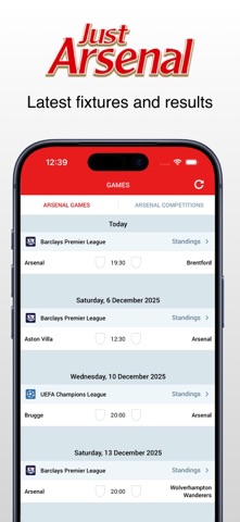 Just Arsenal screenshot