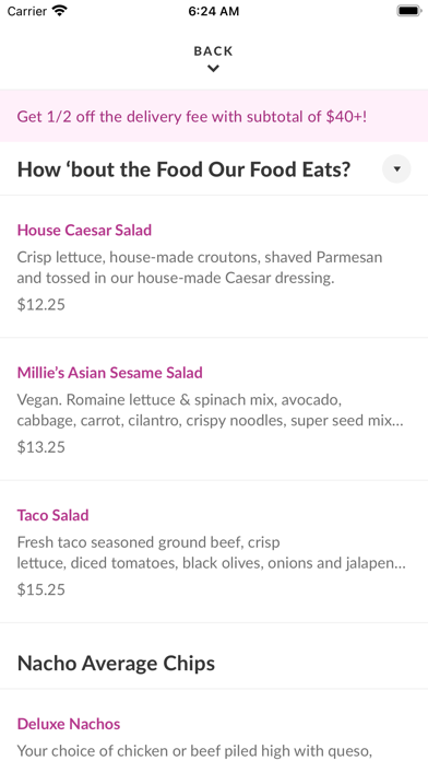 Cash&Olive's + Millie's iPhone screenshot 3 - Food & Drink app