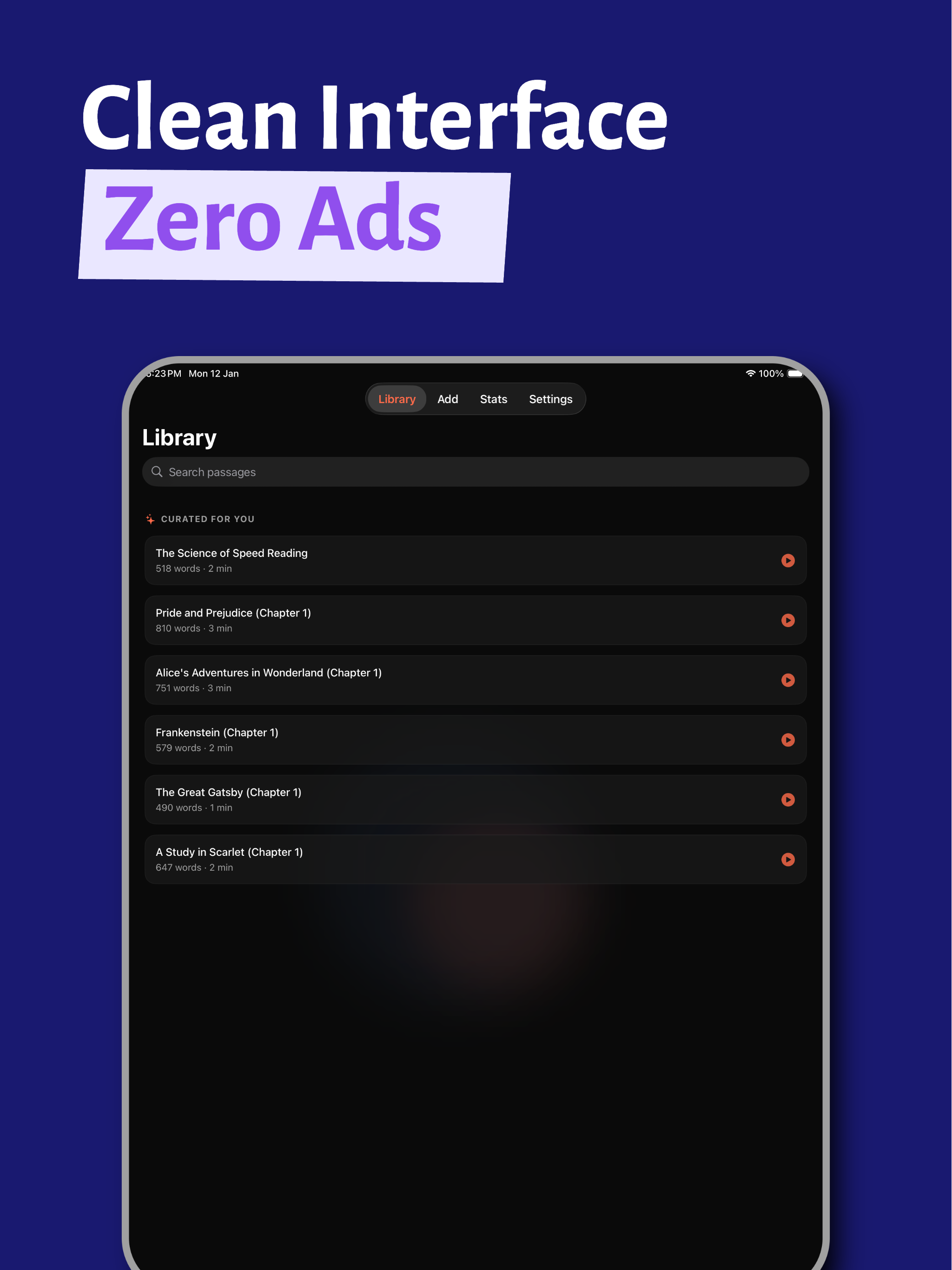 MotionRead: Speed Reading screenshot 8