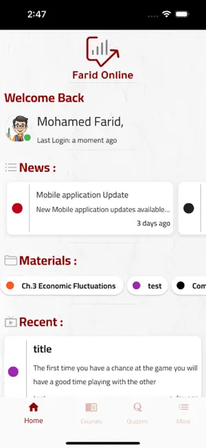 Farid Online screenshot 3