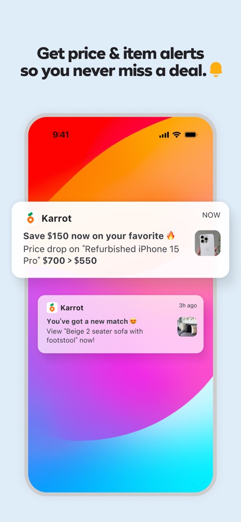 Karrot - Buy & sell locally - Smart Deal Alerts