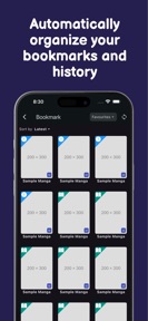 Manga Cookie Browser screenshot