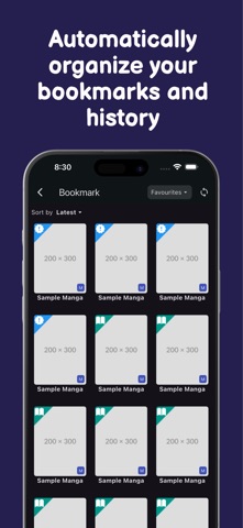 Manga Cookie Browser screenshot