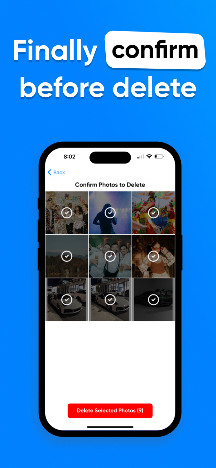 Photo Delete Swipe to Clean