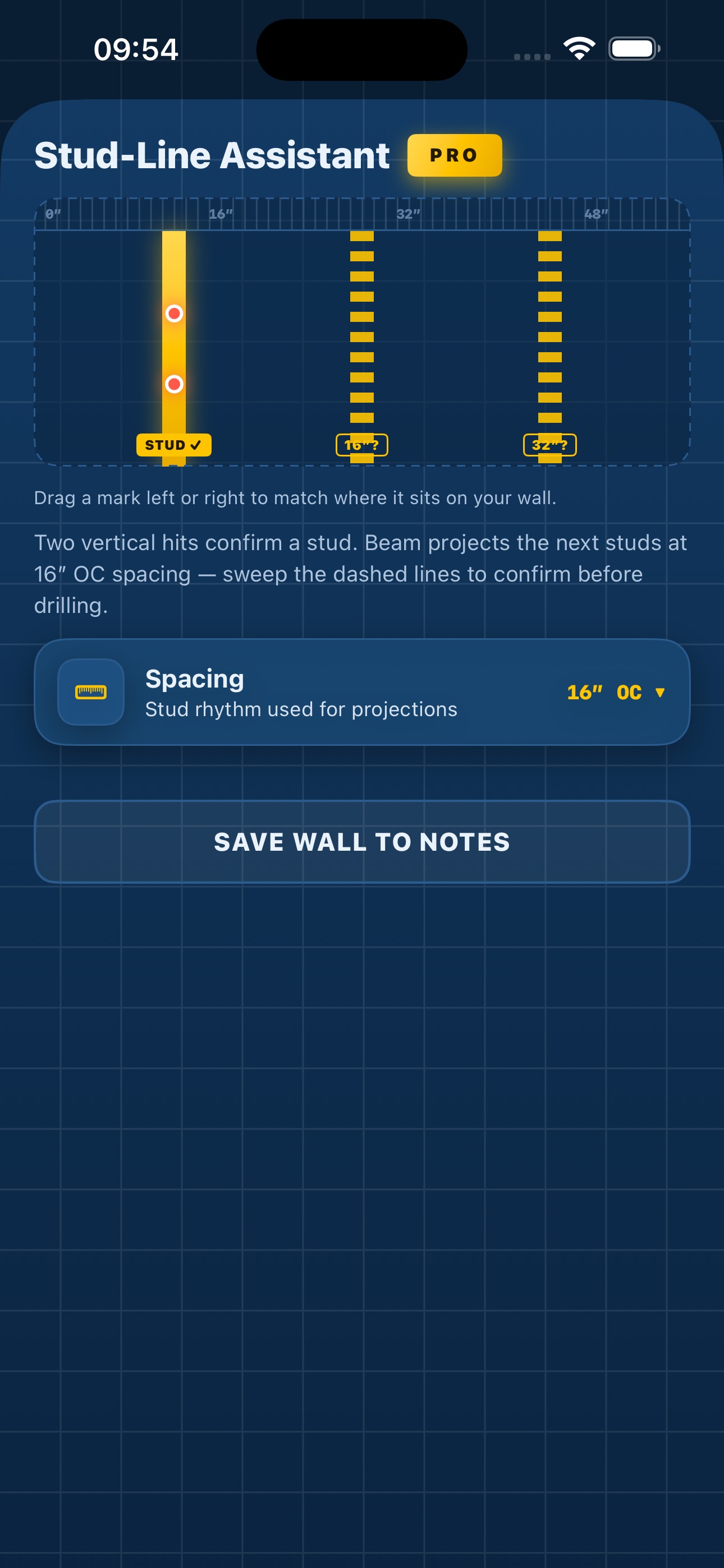 Screenshot 5 of Beam — Stud Finder