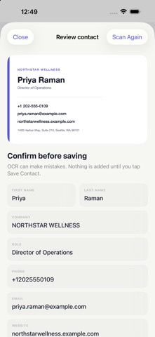 iBluSend: iMessage CRM iPhone screenshot