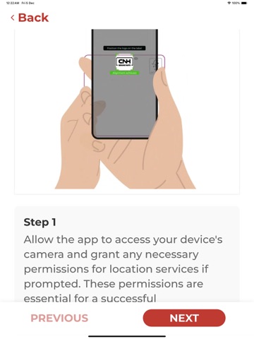 App screenshot