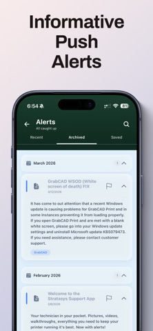 Stratasys Service App screenshot