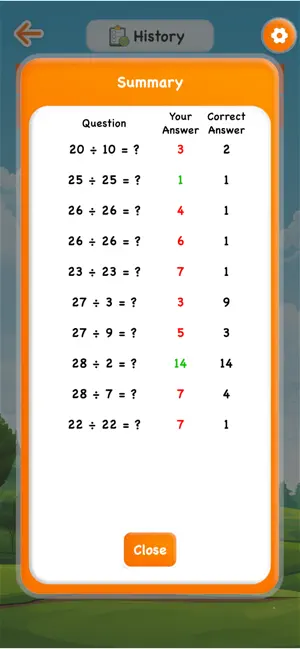 Multiplication Table Math screenshot 2