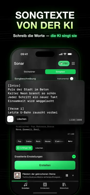 Sonar - KI Musik & Song Maker screenshot 4 of 6