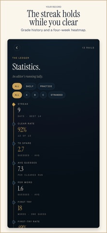 Glyphrail: Daily Word Chain screenshot 4