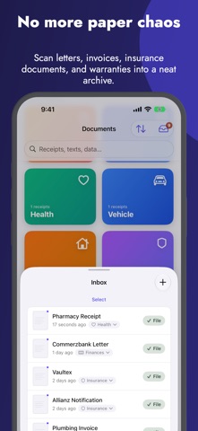 Papyr - Docs & Order iPhone screenshot